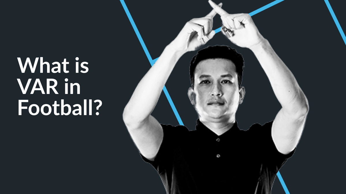 referee making VAR sign