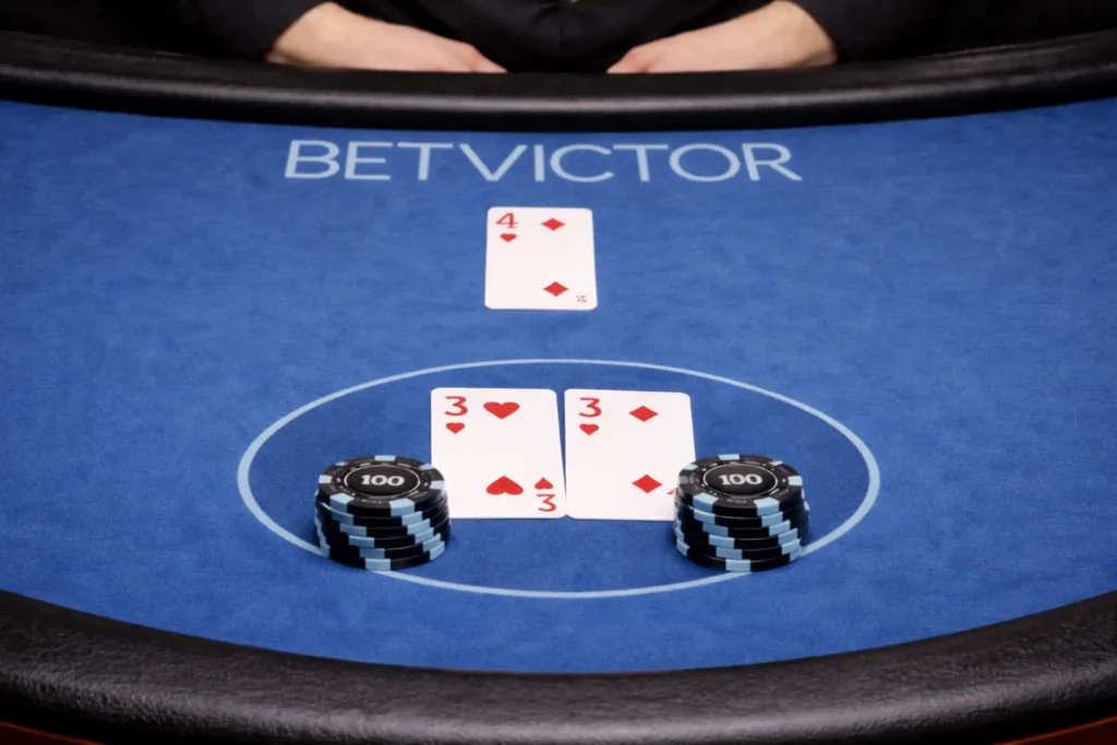 blackjack split 3s