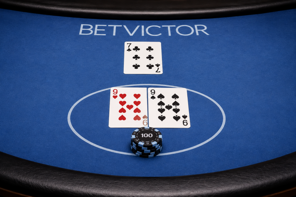 Player 9-9 vs Dealer 7